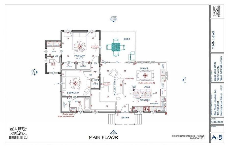 2D floor plan layout of this home in , Blue Ridge, GA (Image 5).