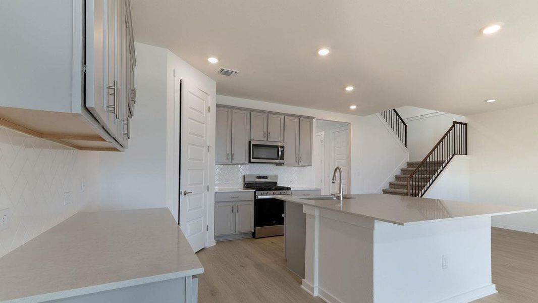 Furnished interior view inside a new home in Rosenbusch Ranch, Leander (Image 6).