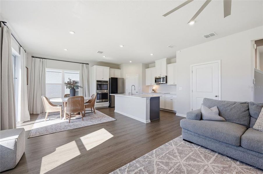 Furnished interior view inside a new home in Lakewood Park, Deland (Image 14).