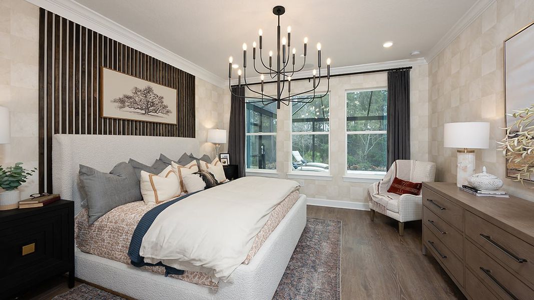 Representative furnished interior of a home built from the Lazio II by Taylor Morrison in Center Lake Ranch Community Group Page, St. Cloud (Image 13).