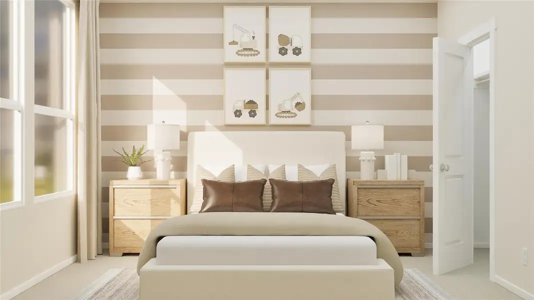 Furnished interior view inside a new home in Elm Creek, Elgin (Image 3).