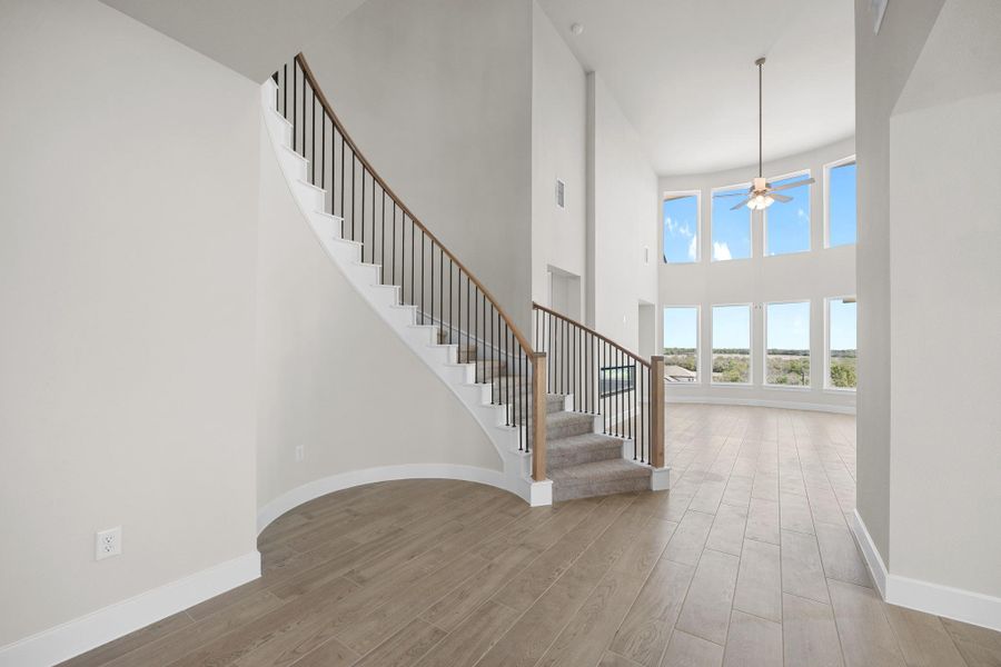 Spacious, unfurnished interior of a new home in Lariat, Liberty Hill (Image 23). Spacious, unfurnished interior of a new home in Lariat, Liberty Hill (Image 23).