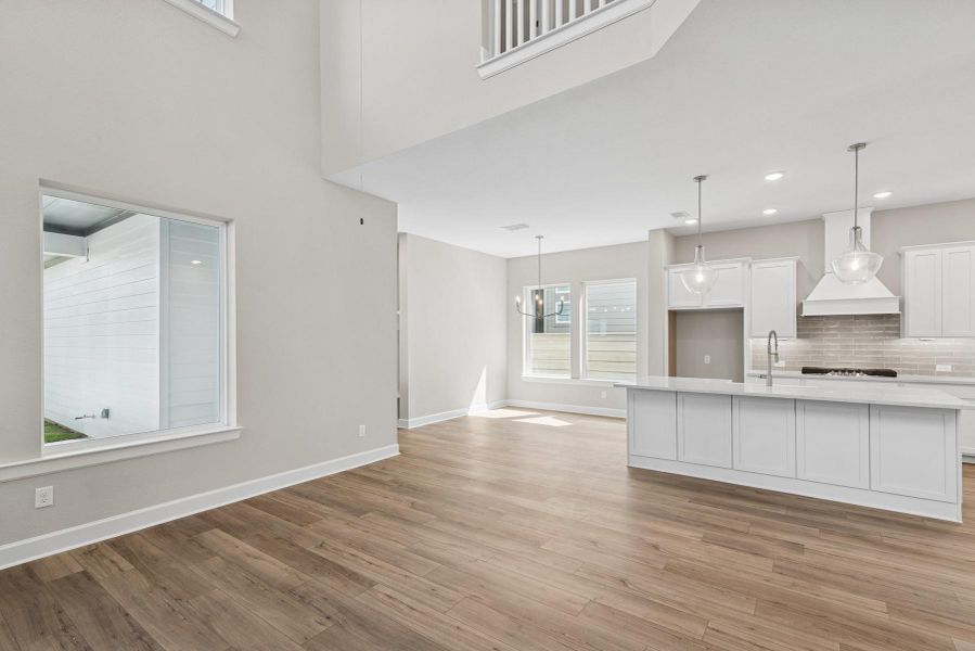 Spacious, unfurnished interior of a new home in Pomona 40' Homesites, Manvel (Image 27). Spacious, unfurnished interior of a new home in Pomona 40' Homesites, Manvel (Image 27).