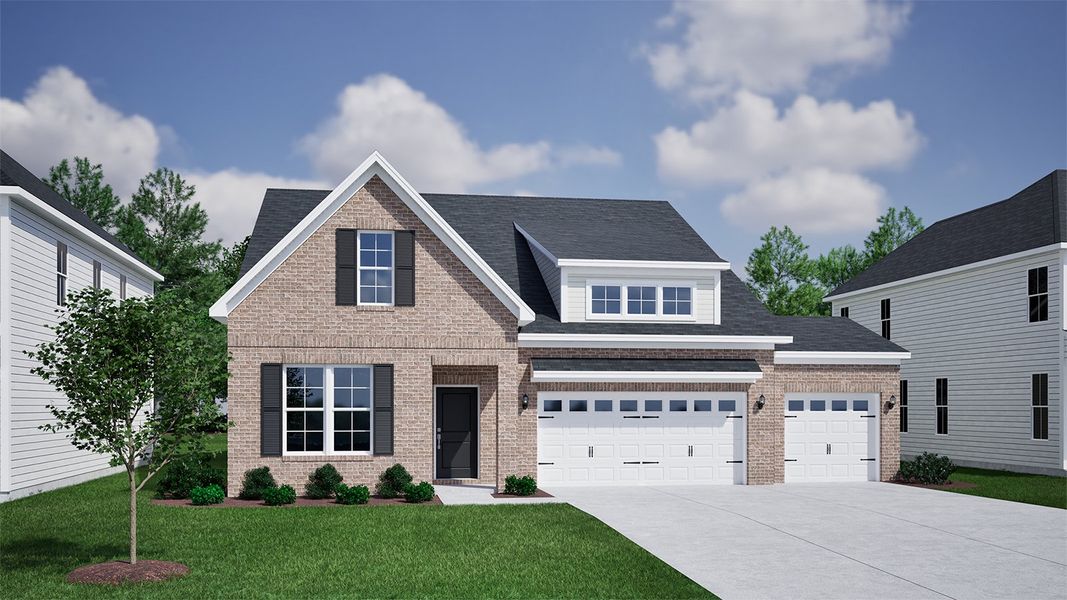 Representative exterior photo of a completed home built from the Hunter - Vanguard Collection by Mungo Homes in East Wynd, Hampstead, NC (Image 17). Representative exterior photo of a completed home built from the Hunter - Vanguard Collection by Mungo Homes in East Wynd, Hampstead, NC (Image 17).