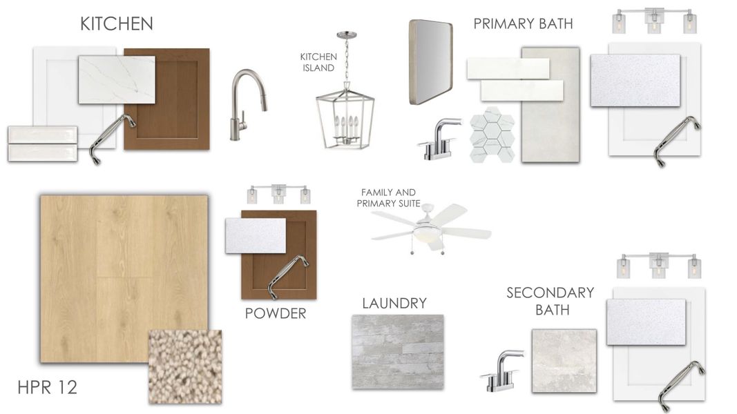 Sample of building materials used in homes in Heron Preserve, Hanahan (Image 3).