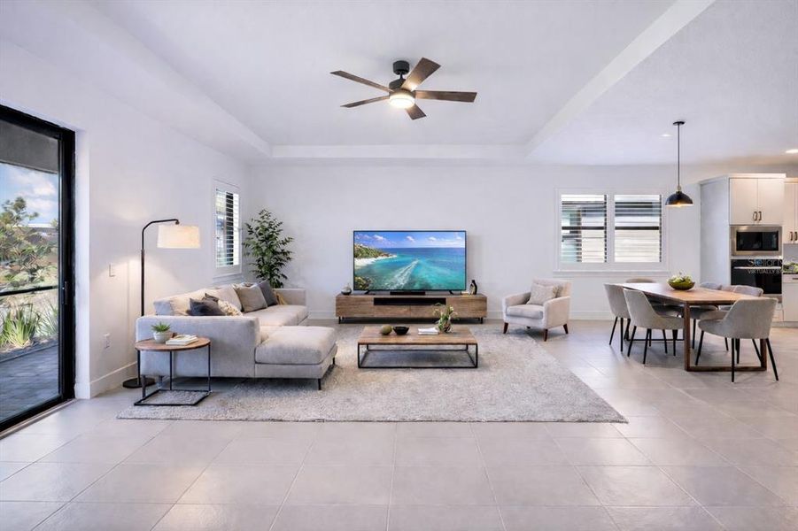 Furnished interior view inside a new home in , Venice (Image 7).