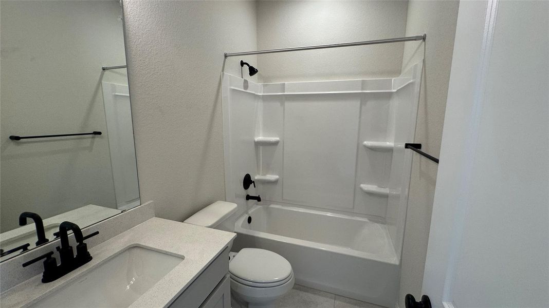 Furnished interior view inside a new home in Cannon Ranch 45s, Dripping Springs (Image 18). Furnished interior view inside a new home in Cannon Ranch 45s, Dripping Springs (Image 18).