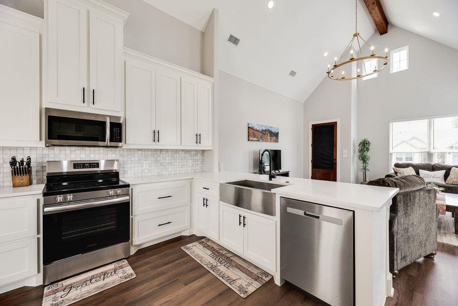 Furnished interior view inside a new home in , Tom Bean (Image 29).