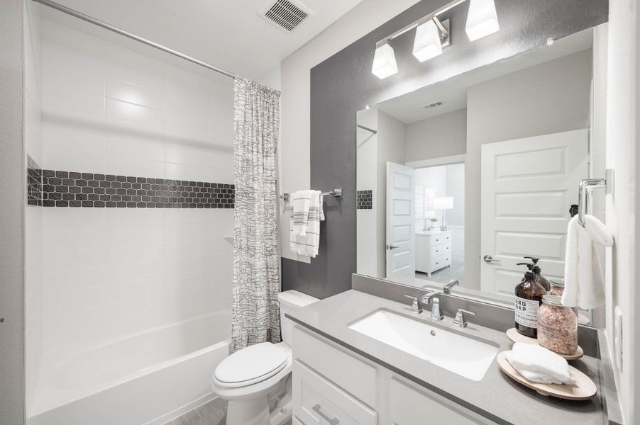 Representative furnished interior of a home built from the Casoria by Tri Pointe Homes in The Estates at James Lane, Fulshear (Image 48).