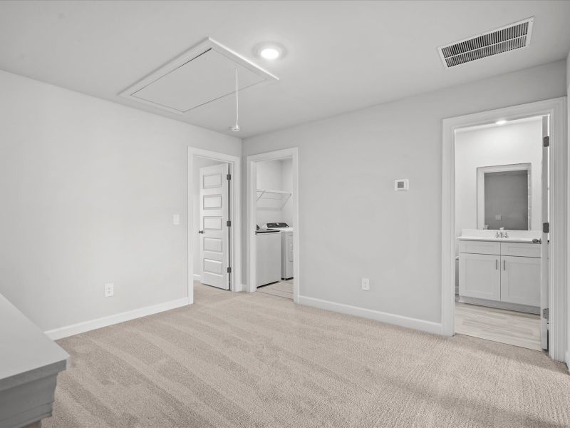 Spacious, unfurnished interior of a new home in Northbrook Village Townes, Taylors (Image 13).