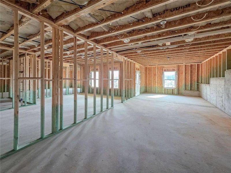 In-progress construction of a new home in , Dawsonville, GA (Image 29).