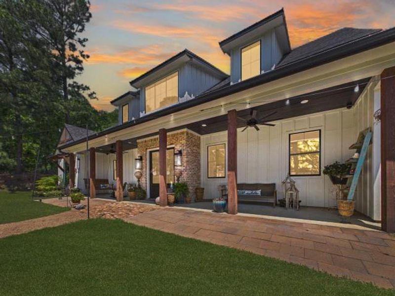 Exterior details and patio area of a home in , Brownsboro (Image 27).