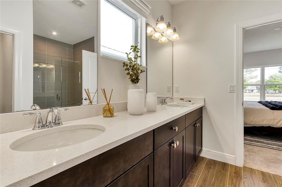 Furnished interior view inside a new home in Prairie Oaks, St. Cloud (Image 31).