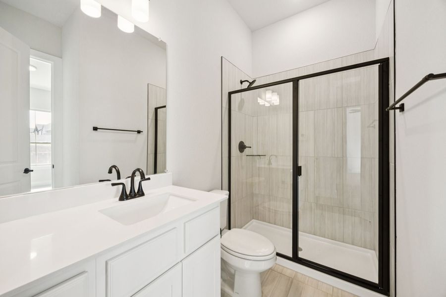 Furnished interior view inside a new home in Painted Tree Lakeside, McKinney (Image 10).