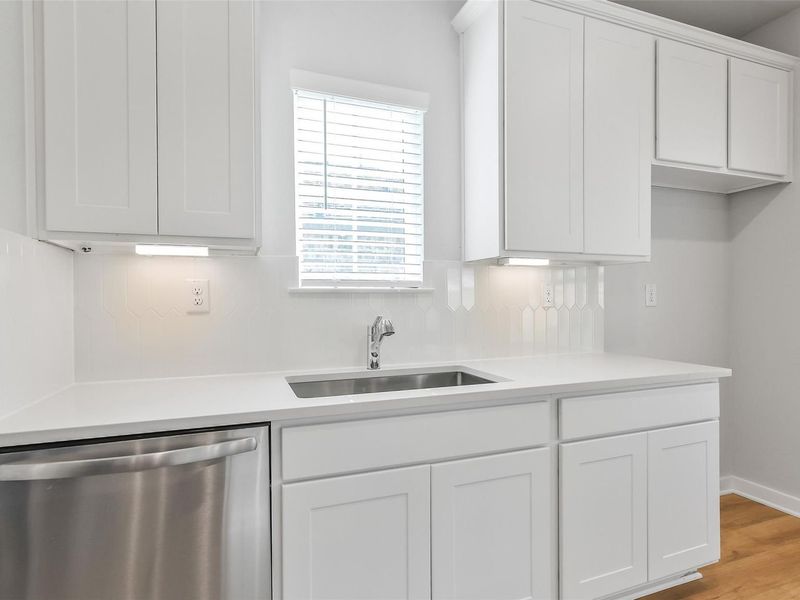 Furnished interior view inside a new home in Lakes at Black Oak, Magnolia (Image 12).