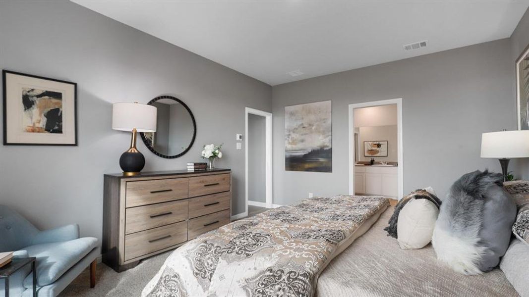 Furnished interior view inside a new home in Lankford Farms, Cleburne (Image 32).