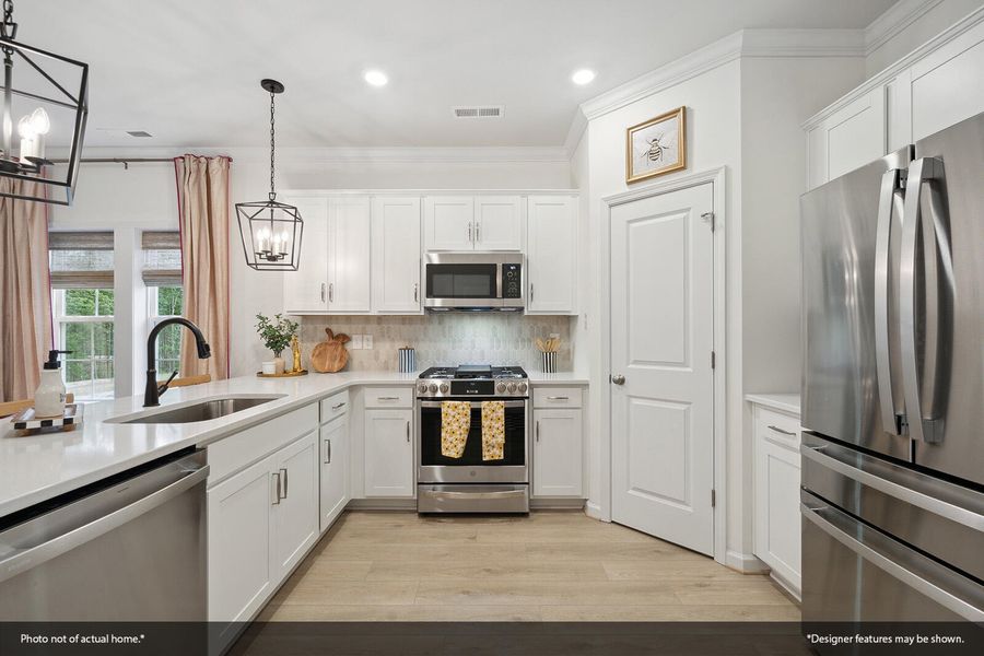 Furnished interior view inside a new home in Central Creek, Goose Creek (Image 11).
