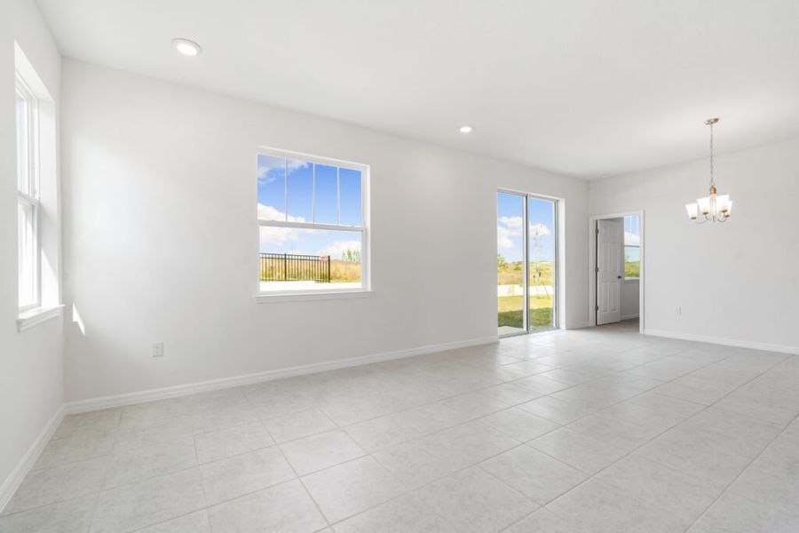 Spacious, unfurnished interior of a new home in Eden Hills, Lake Alfred (Image 7).