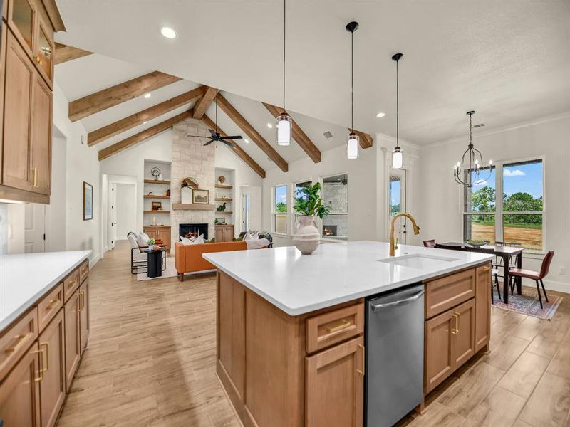 Furnished interior view inside a new home in , Decatur (Image 10).