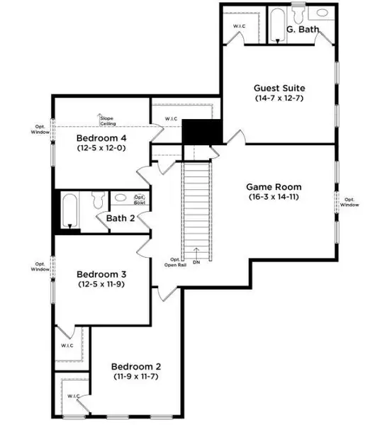 2D floor plan layout of this home in , Summerville, SC (Image 3).