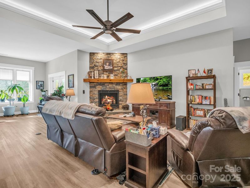 Furnished interior view inside a new home in , Mill Spring (Image 9).