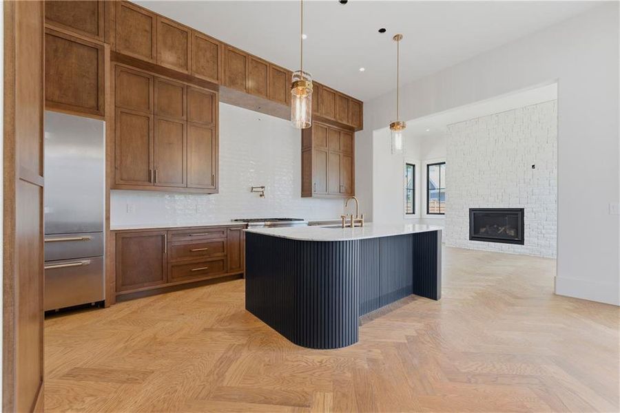 Furnished interior view inside a new home in , Atlanta (Image 37).