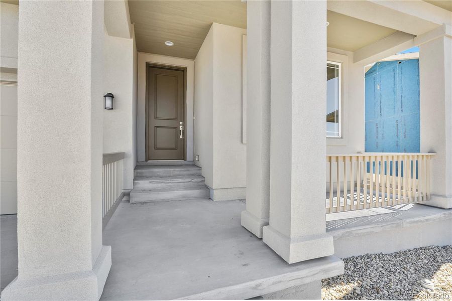 Exterior details and patio area of a home in , Colorado Springs (Image 20).