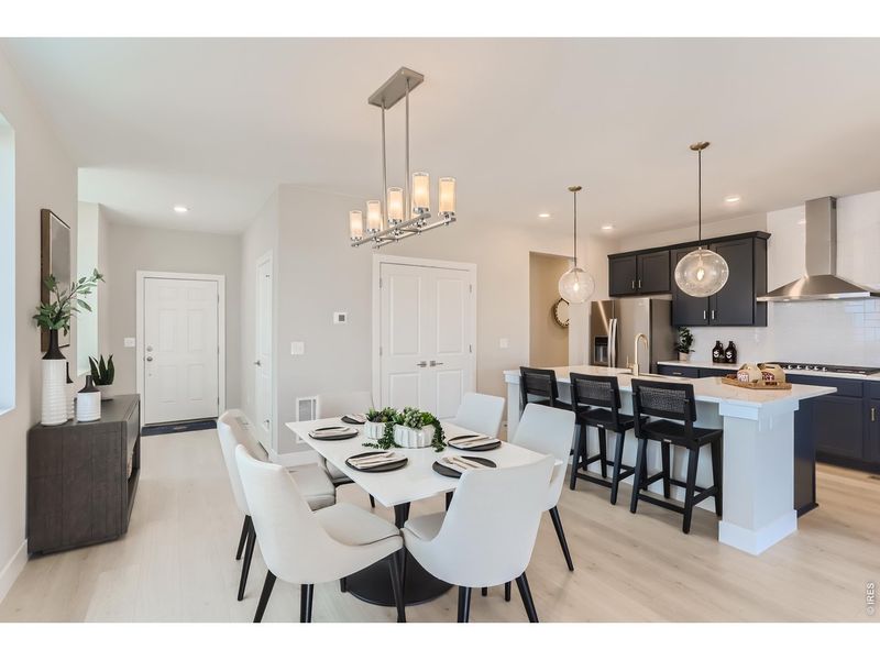 Furnished interior view inside a new home in Country Club Reserve, Fort Collins (Image 5).