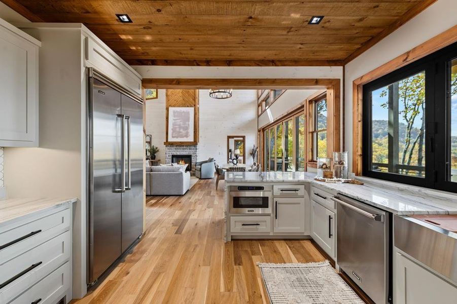 Furnished interior view inside a new home in , Blue Ridge (Image 14).