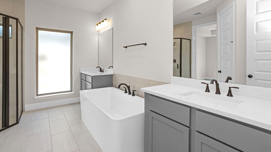 Furnished interior view inside a new home in Woodhavyn, Magnolia (Image 4).