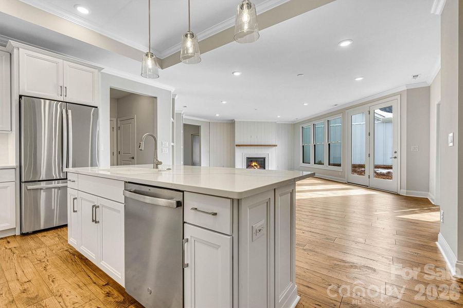 Furnished interior view inside a new home in The Courtyards at Lake Davidson, Mooresville (Image 16).