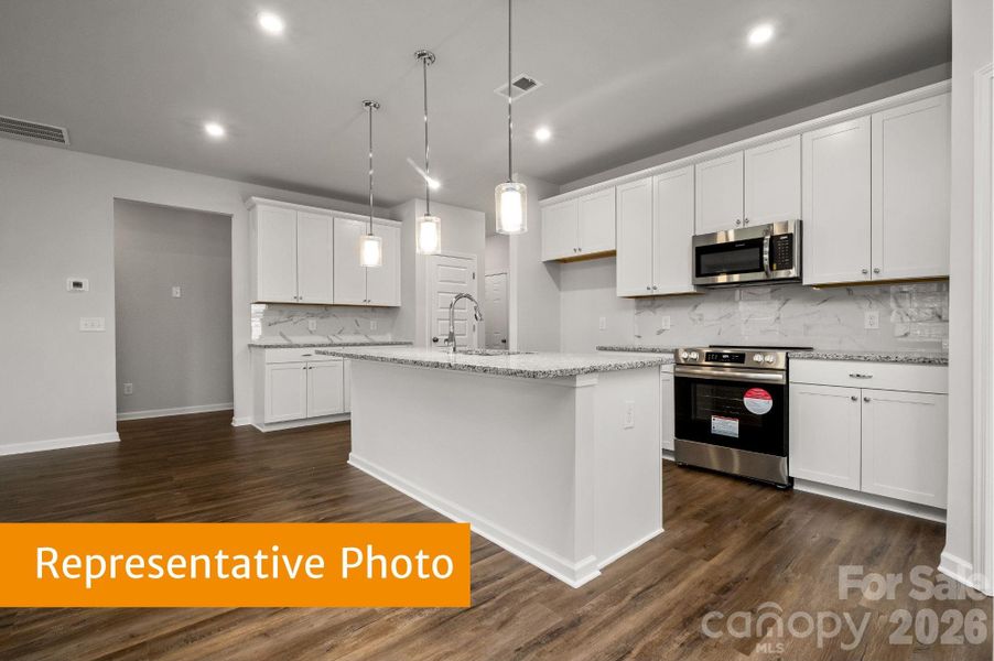 Furnished interior view inside a new home in Cedar Meadows, Monroe (Image 3).