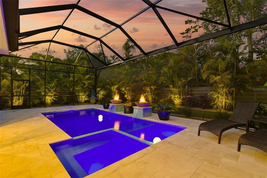 Exterior details and patio area of a home in , Sarasota (Image 34).