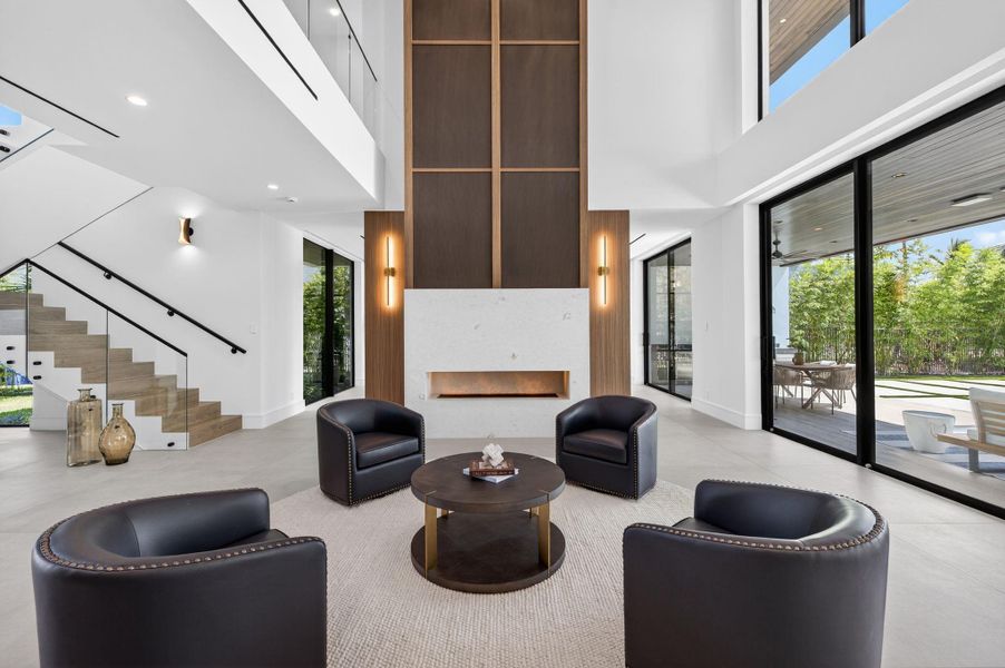 Furnished interior view inside a new home in , Fort Lauderdale (Image 46). Furnished interior view inside a new home in , Fort Lauderdale (Image 46).