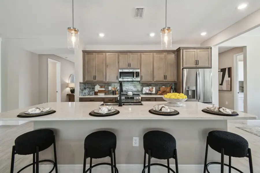 Furnished interior view inside a new home in Pinecone Reserve, Brooksville (Image 12).