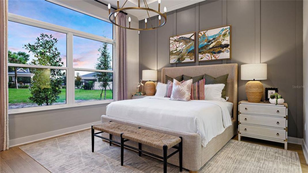 Furnished interior view inside a new home in The Reserve at Victoria, Deland (Image 16).