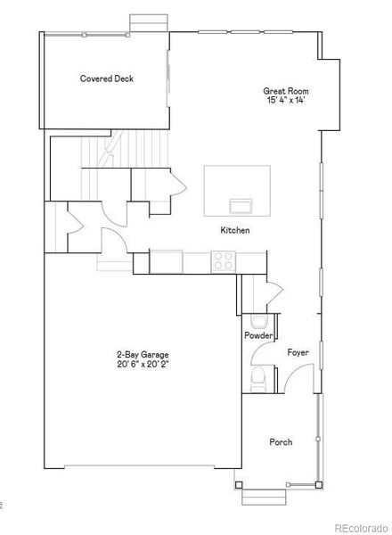 2D floor plan layout of this home in , Thornton, CO (Image 3).