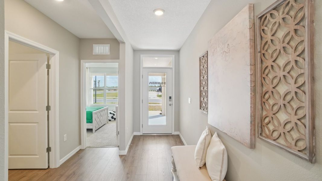 Representative furnished interior of a home built from the Madison by D.R. Horton in Summit View, Dade City (Image 17).