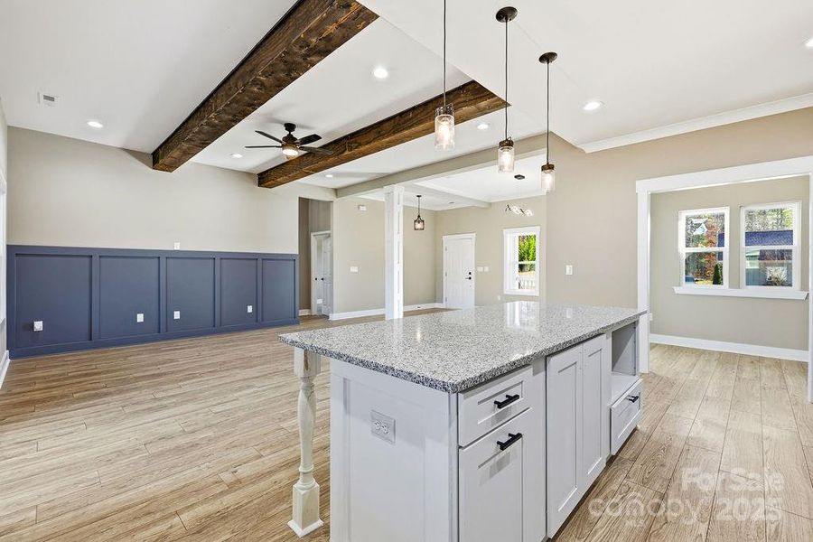 Furnished interior view inside a new home in , Hendersonville (Image 6).