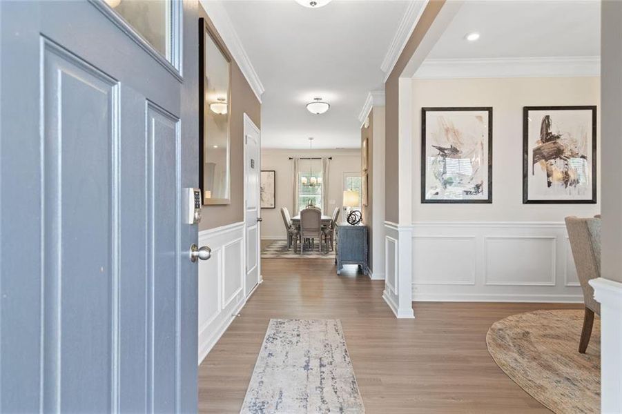 Furnished interior view inside a new home in Evergreen at Lakeside, Temple (Image 4).