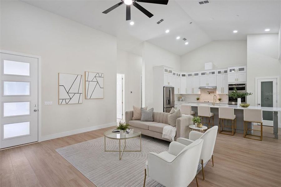 Furnished interior view inside a new home in , Apopka (Image 8).