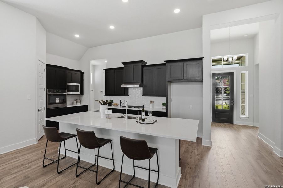Furnished interior view inside a new home in Esperanza 50's, Boerne (Image 34).