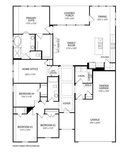 2D floor plan layout of this home in , Rockwall, TX (Image 2). 2D floor plan layout of this home in , Rockwall, TX (Image 2).