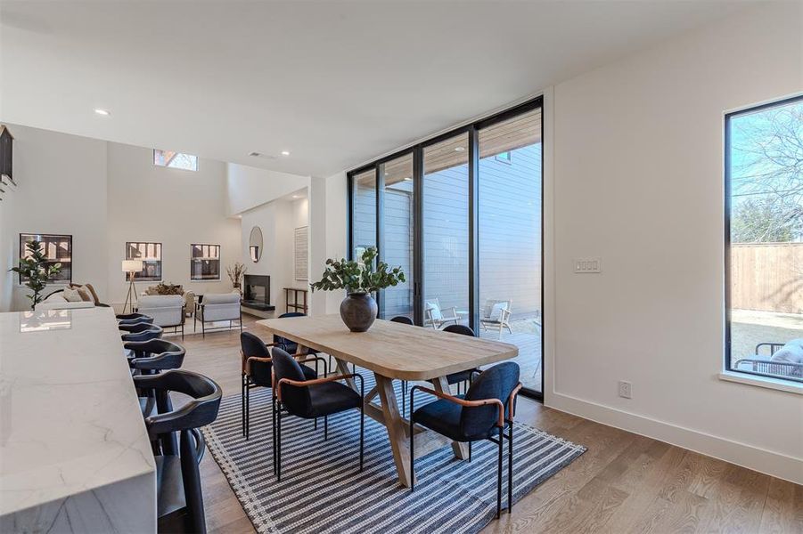 Furnished interior view inside a new home in , Dallas (Image 15).