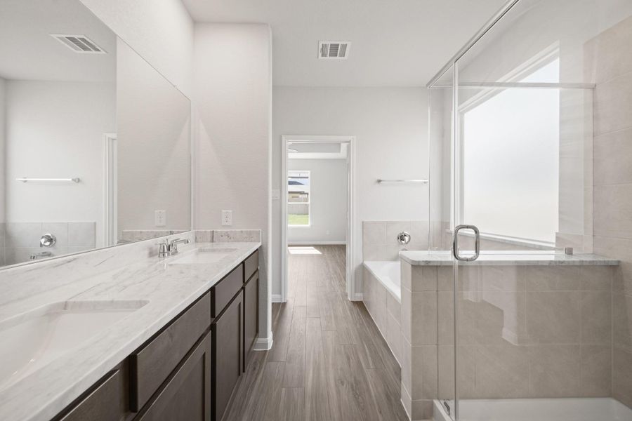 Furnished interior view inside a new home in Bluestem, Brookshire (Image 6).