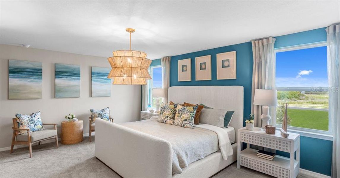 Furnished interior view inside a new home in Oakfield Trails, Parrish (Image 38).