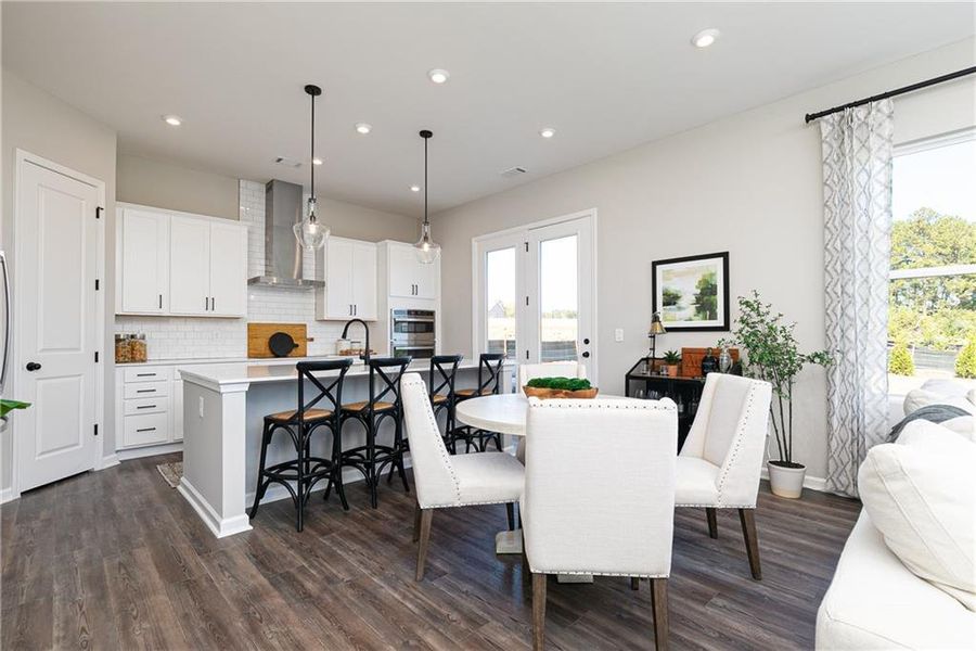 Furnished interior view inside a new home in Annsbury Park, Lilburn (Image 19).