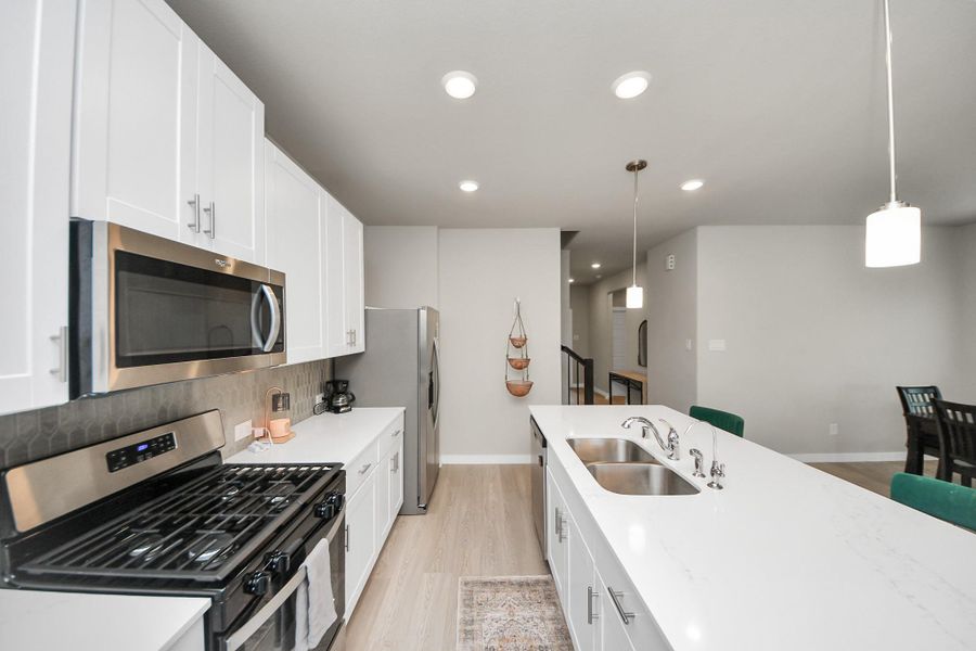 Furnished interior view inside a new home in Heights of Barbers Hill, Baytown (Image 14).