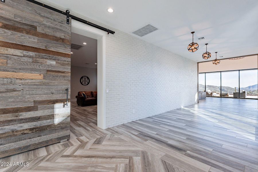 Front Hallway and Entrance to Bedrooms