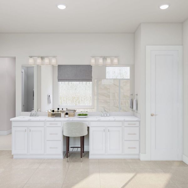 Furnished interior view inside a new home in Woodson’s Reserve, Spring (Image 11).
